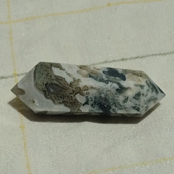 Tree Agate Double Point - Picture 2 of 7